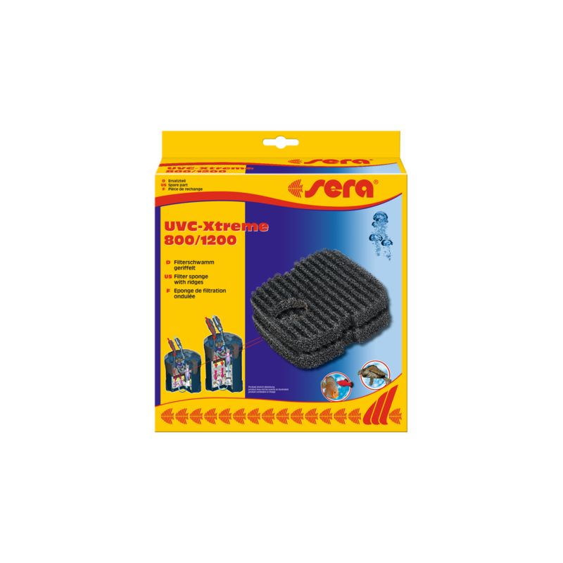 Sera Eponge de filtration ondulée pour 800, 1200