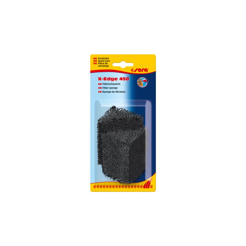 Sera Éponge de filtration noire pour X-Edge 450 Sera Éponge de filtration noire pour X-Edge 450