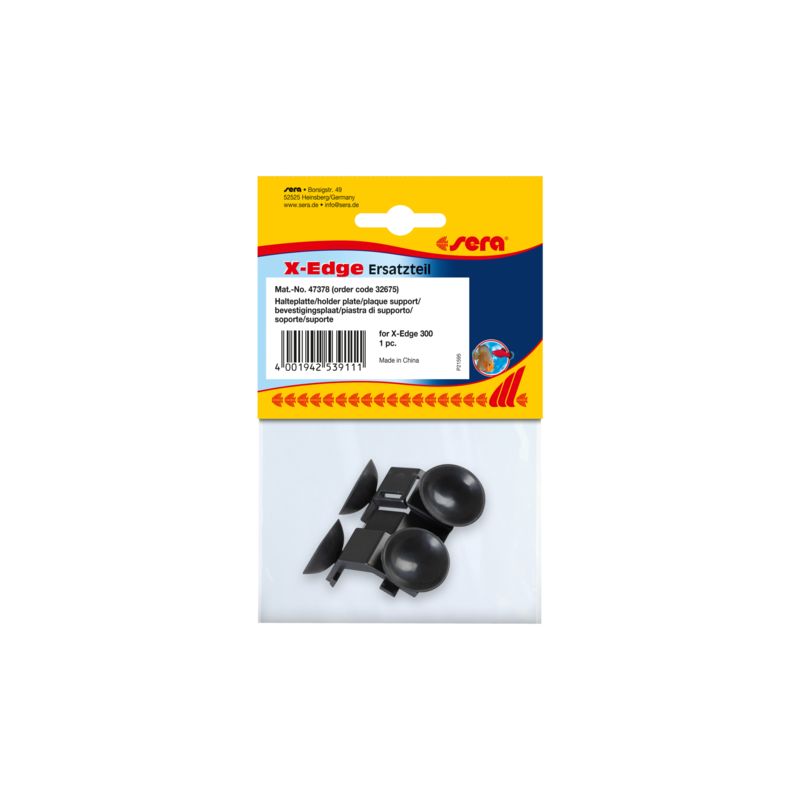 Sera Plaque support avec ventouses pour X-Edge 300 Sera Plaque support avec ventouses pour X-Edge 300