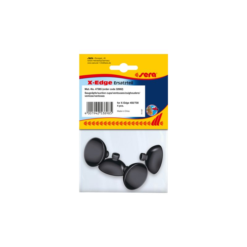 Sera Ventouses pour X-Edge 450 et 700 Sera Ventouses pour X-Edge 450 et 700