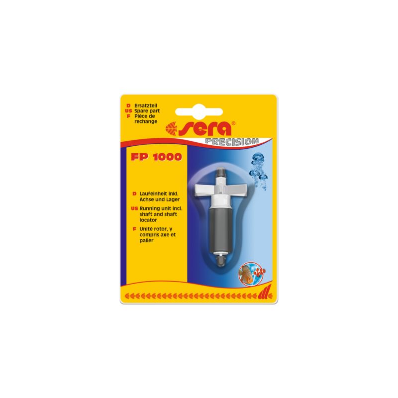 Sera Unité rotor avec axe et palier pour FP 1000 Sera Unité rotor avec axe et palier pour FP 1000