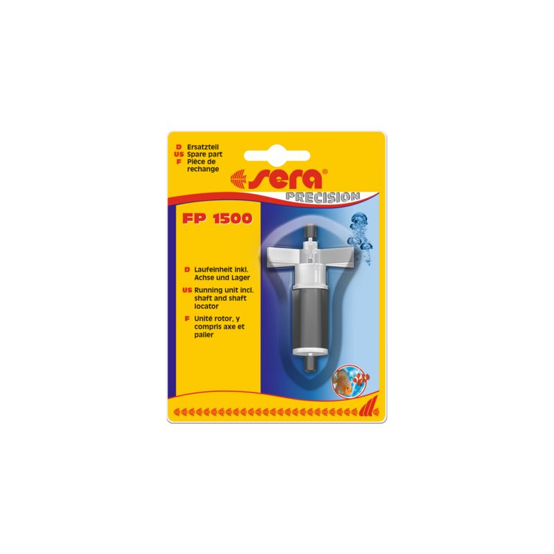 Sera Unité rotor avec axe et palier pour FP 1500 Sera Unité rotor avec axe et palier pour FP 1500