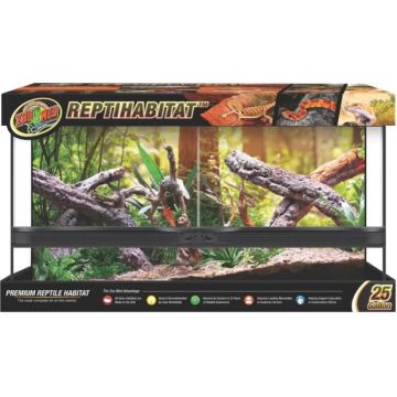 Zoomed  reptihabitat 76*40*30CM double porte