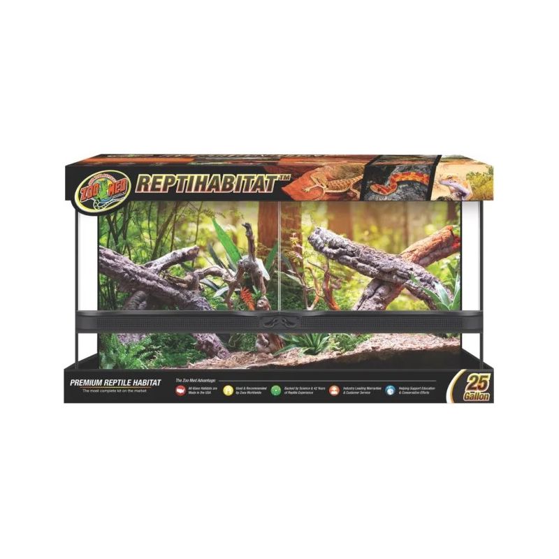 Zoomed reptihabitat 76*40*30CM double porte Zoomed reptihabitat 76*40*30CM double porte
