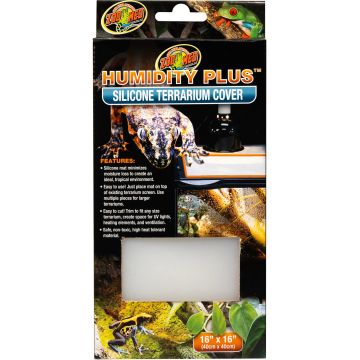 Zoomed silicone terrarium cover 40x40cm 
