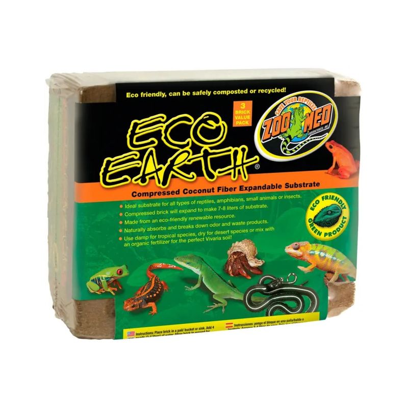 ZooMed ee20 eco earth brick x3 pc