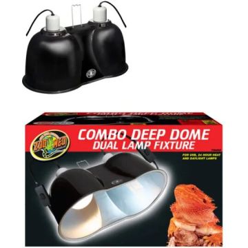 Zoomed double combo deep dome 2x160W
