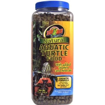 ZooMed zm52e nat aqua turtle food croissance 368g