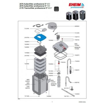 EHEIM Cuve de filtre 7426230