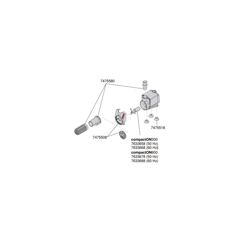 EHEIM roue de pompe (50 hertz) 7633678