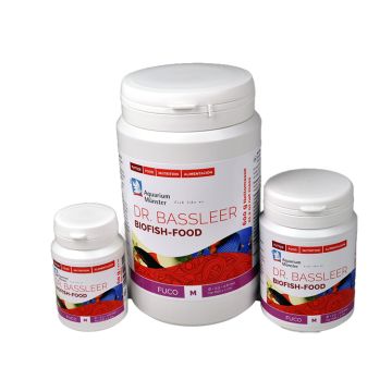 Dr.Bassleer Biofish Food fuco M 60gr 0.6mm pour poissons jusqu’à 6cm (flotte au début)