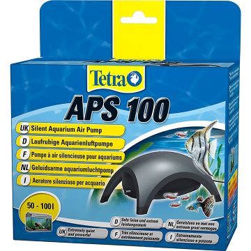 Tetra Pompe à air Tec APS100 noir 100 litres/heure pour aquariums de 80 à 150/l