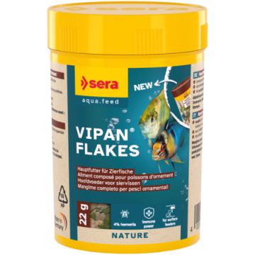 Sera Vipan Nature 100ml aliment composé avec 4 % de farine d...