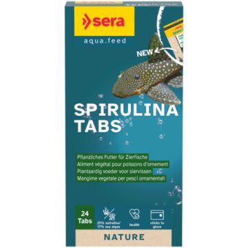 Sera Spirulina Tabs Nature 24 Tabs (15 gr)