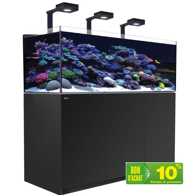 Red Sea aquarium Reefer™ 525 G2 Deluxe - Noir (3 ReefLED 90 et 3 potences)
