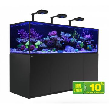 Red Sea aquarium Reefer™ S 850 G2 Deluxe - Noir (3 ReefLED 160S et 3 potences)