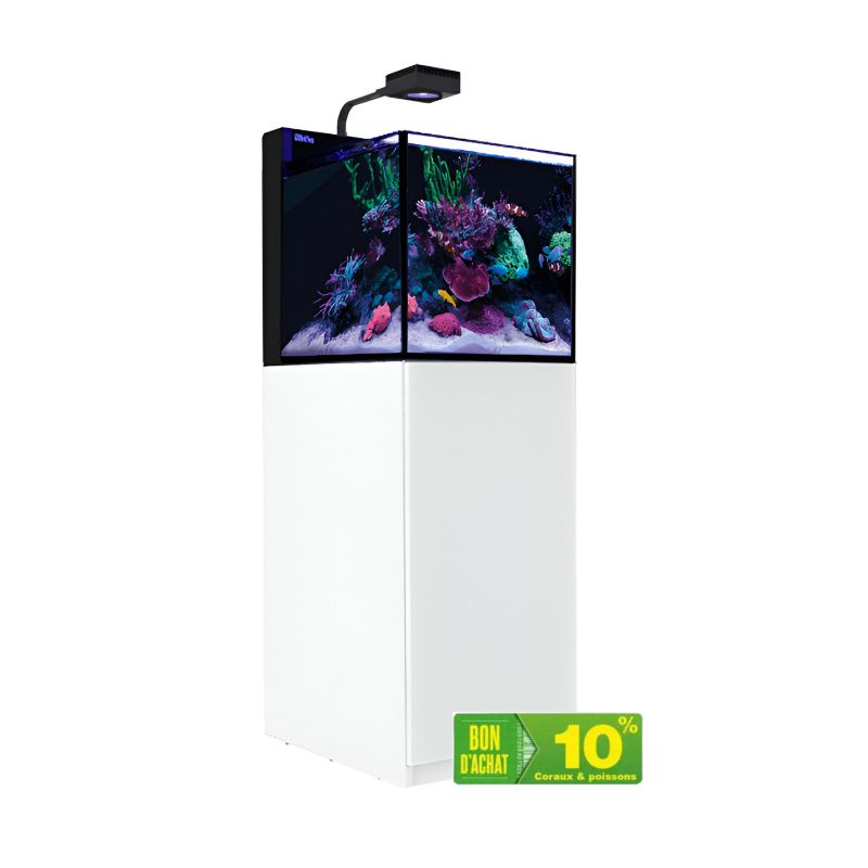 RedSea Max Nano G2 XL avec meuble blanc RedSea Max Nano G2 XL avec meuble blanc