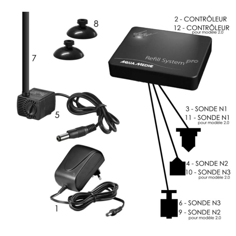 AquaMedic Sonde protection contre la marche à sec (N3) Refill-System AquaMedic Sonde protection contre la marche à sec (N3) Refill-System