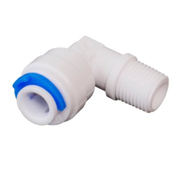 AquaMedic Raccord 1/4" 90° blanc easy line/premium line/easy line professional/platinum line