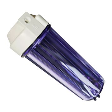 AquaMedic Boîtier vide 10" transparent platinum line plus