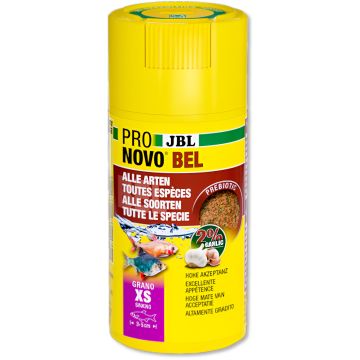 JBL PRONOVO BEL GRANO XS Aliment de base en granulés de taille XS pour tous les poissons d’aquarium de 3 à 5 cm