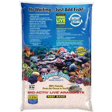Nature's ocean natural white reef sand 0,1-0,5mm 10kg