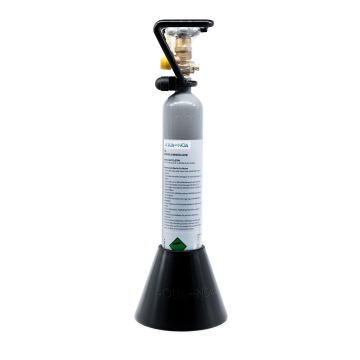 AquaNoa Support noir en plastique pour bouteille de Co2