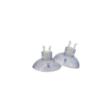 Aqua Noa Ventouse transparente avec clip (lot de 2)
