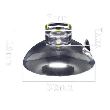 Aqua Noa Ventouses transparente pour diffuseurs (lot de 2)