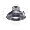 Aqua Noa Ventouses transparente pour diffuseurs (lot de 2)