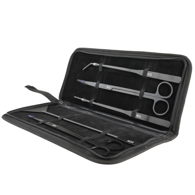 Aqua Noa Kit Aquascaping Tools Noir 