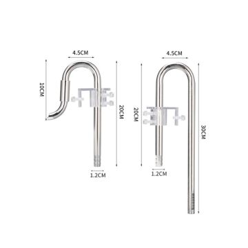 Aqua Noa Kit INOX Inflow & Outflow 12/16mm