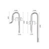 Aqua Noa Kit INOX Inflow & Outflow 12/16mm