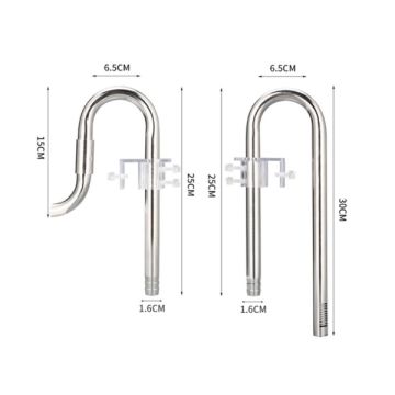 Aqua Noa Kit INOX Inflow & Outflow 16/22mm