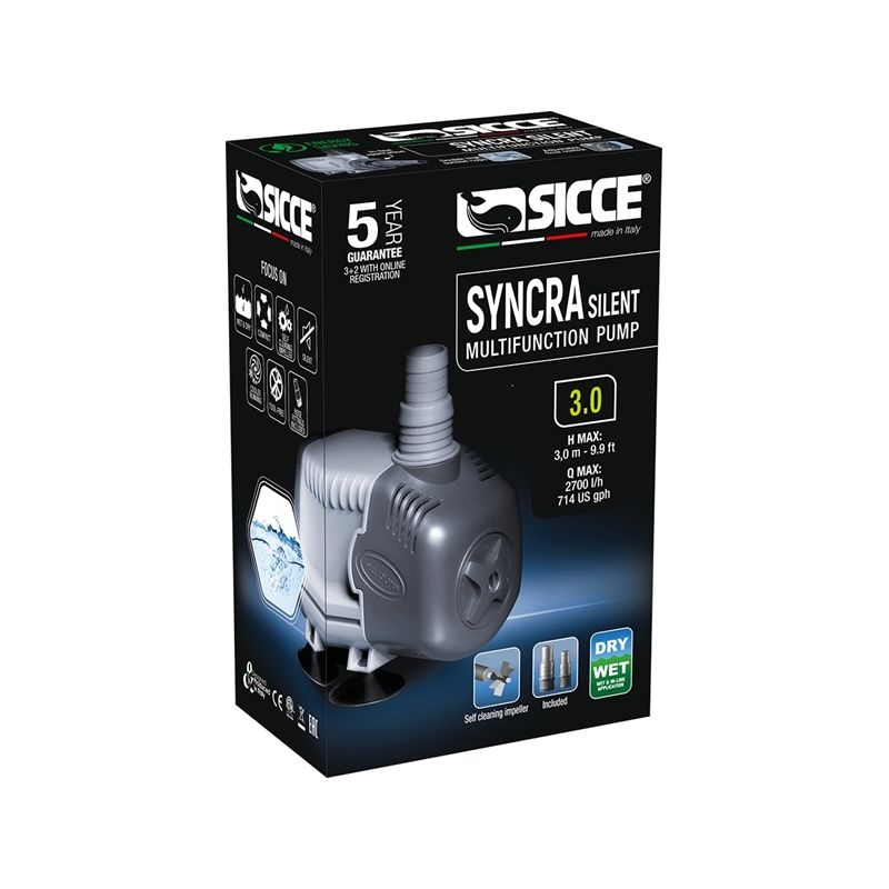 Sicce Syncra SILENT 3.0 2700l/h Sicce Syncra SILENT 3.0 2700l/h