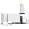 AquaMedic Armatus Lagoon 400 blanc 150 x 65 x 40 cm - 355 litres + ...