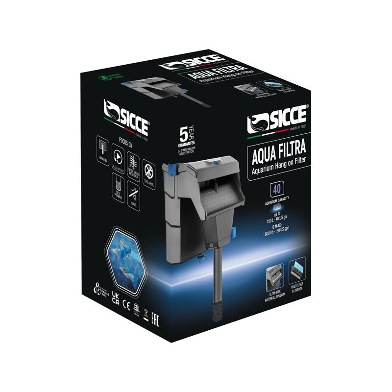 Sicce Filtre Cascade Aqua Filtra 40