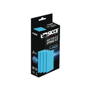 Sicce Cartouche mousse pour filtre Aqua Filtra 10/20 4pcs