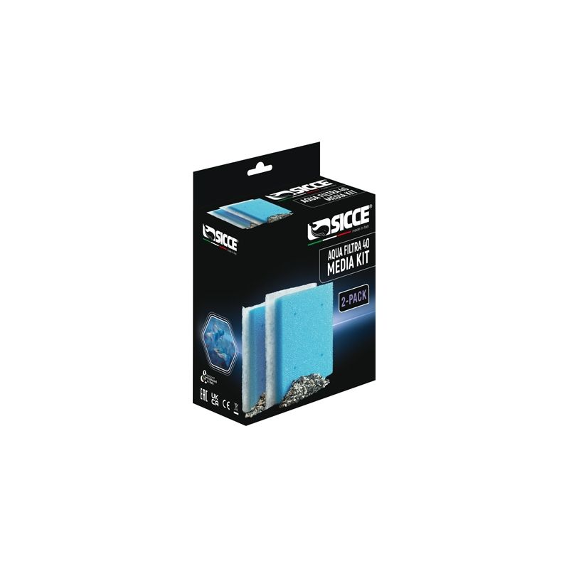 Sicce Dosaggio pour filtre Aqua Filtra 40 2pcs