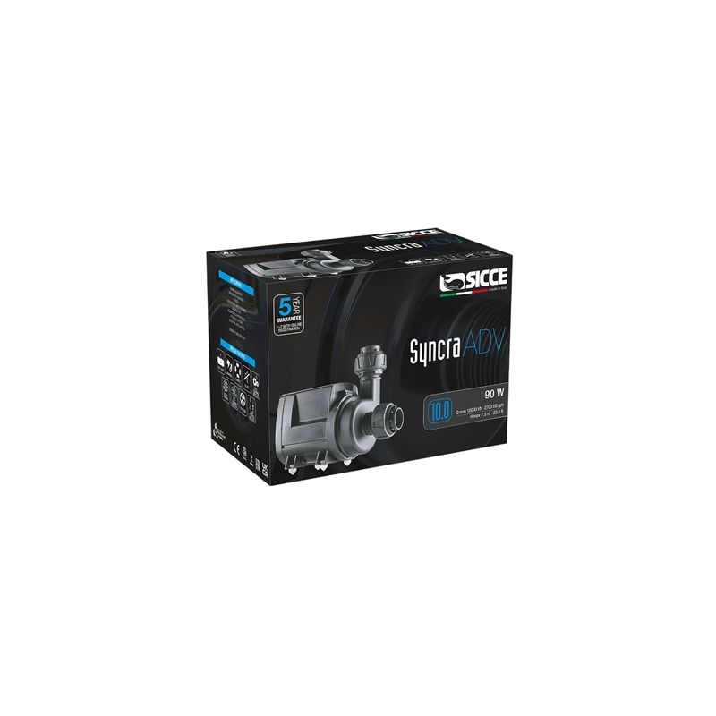 Sicce Pompe Syncra ADV 10.0 10000l/h 90W Sicce Pompe Syncra ADV 10.0 10000l/h 90W