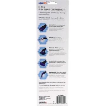 Penn Plax Kit aquarium cleaner 5 en 1