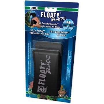 JBL Floaty Blade XL pour du verre de 25mm aimant nettoyeur de vitres flottant avec lame pour vitres d'aquariums épaisses