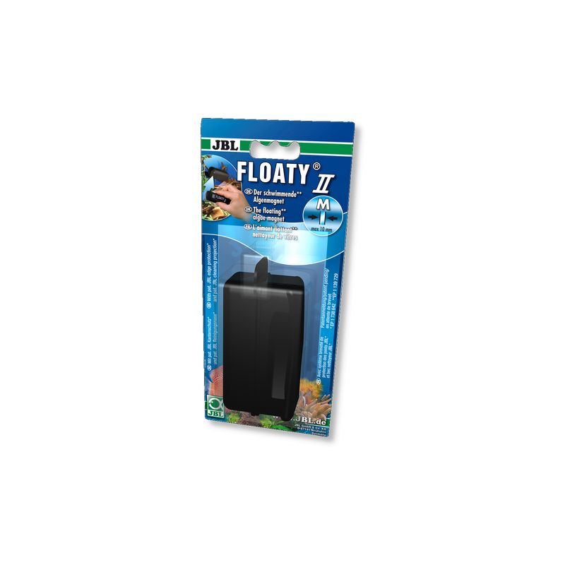 JBL Floaty 2 pour vitre de 10mm aimant nettoyeur de vitres flottant pour aquariums