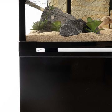 Terra Della Meuble pour Terrarium Knockdown noir