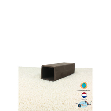 Ceramic Nature Grottes d'élevage rectangle Medium marron 11x4x3,5cm