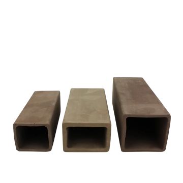 Grottes d'élevage rectangle Medium marron