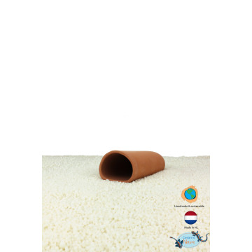 Ceramic Nature Grotte d 'élevage ronde Small rouge 9,5x4x3cm