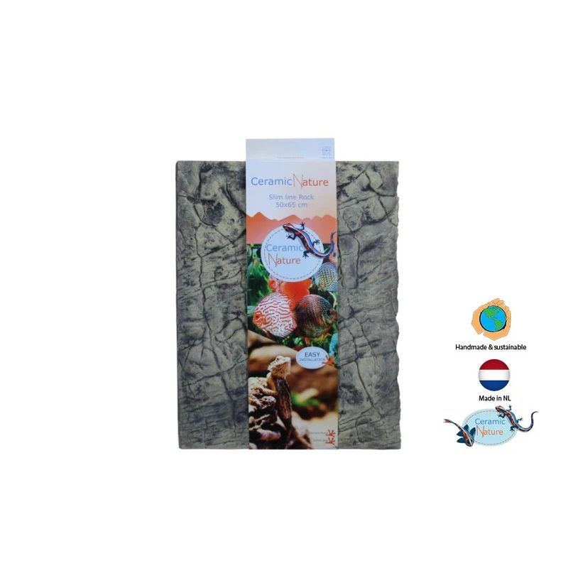 Ceramic nature slimline rock colorado brown 50x65 cm