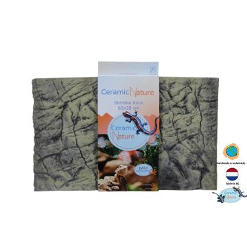 Ceramic nature slimline rock colorado brown 60x38 cm