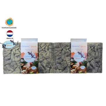 Ceramic nature slimline rock colorado brown